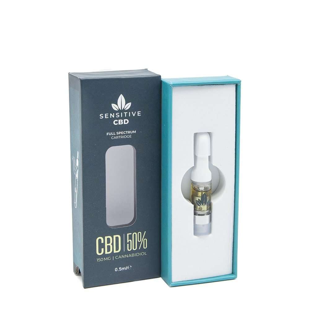 Descubre el Placer del Vapeo con Sensitive CBD: Más Allá de los Sabores, una Experiencia Personalizada 2 Cartucho vaporizador 50% CBD