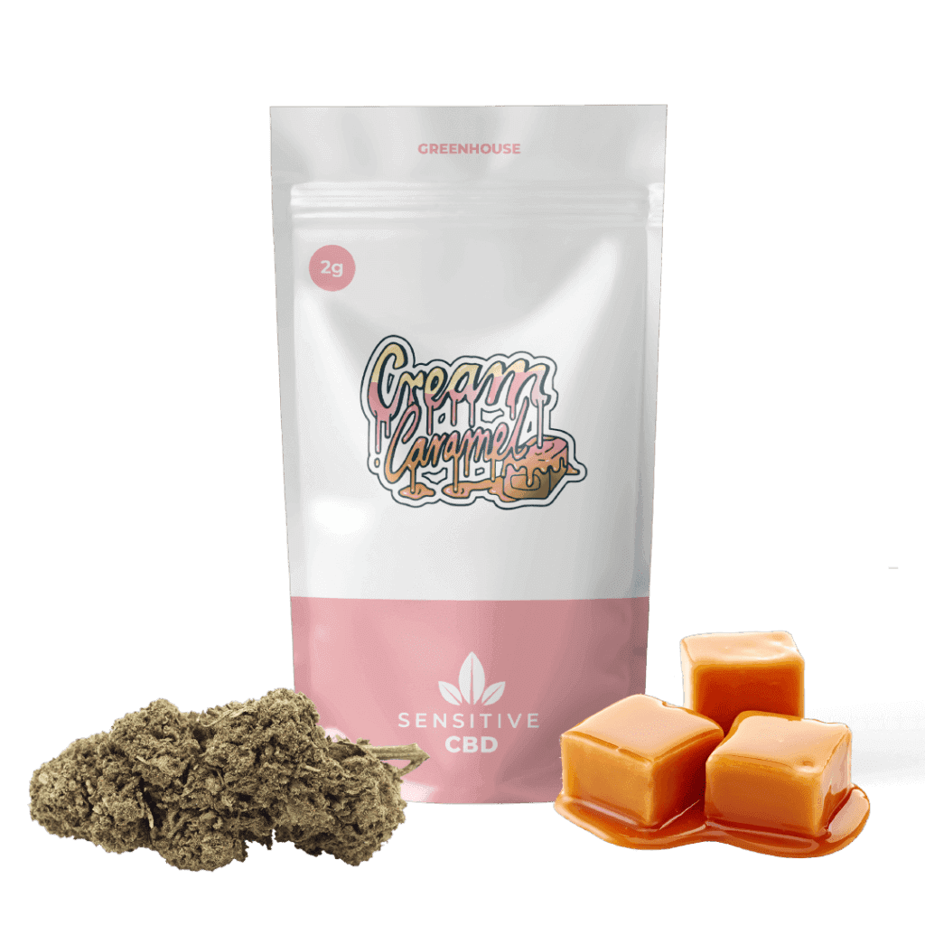 Cream caramel CBD